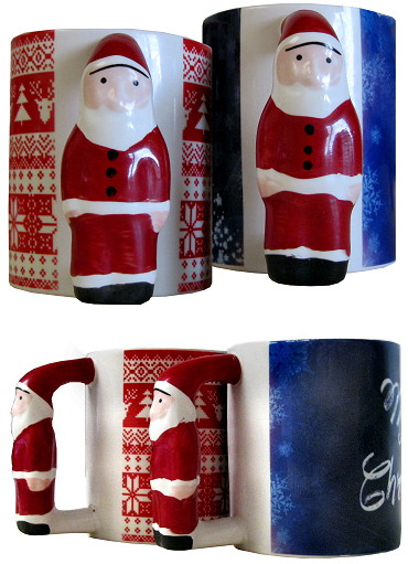 Santa mugs
