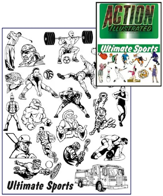 Action Illustrated Ultimate Sports Clipart 