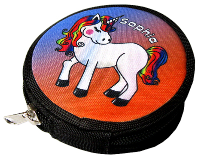 Round coin purse