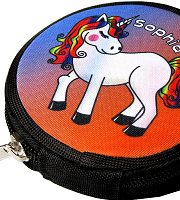 Round coin purse