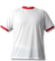 Vapor Ringer t-shirt white and red
