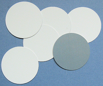 Aluminium circle 50mm white