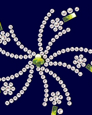Twirly stud design (pack of 10)