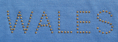 Wales rhinestud design (pack of 40)