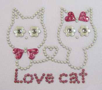 Cat nailhead design (pack of 10)