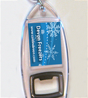 Keyring bottle opener
