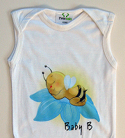 Three Oaks sleeveless babygro