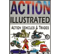 Action Illustrated Vehicles and Trades Clipart