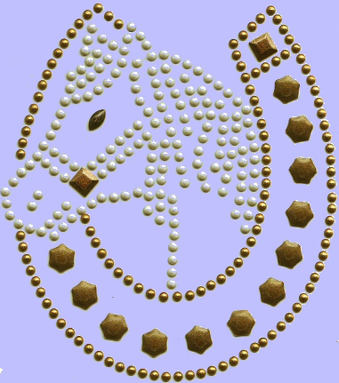 Horse and horseshoe glimmer stud design (pack of 10)