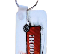 Unisub aluminium keyring rectangular