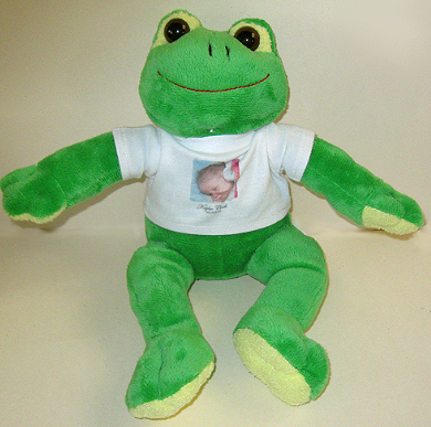 Soft toy frog
