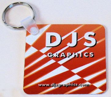 Unisub aluminium keyring square