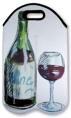 Double bottle insulated wine tote