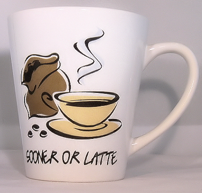 Small latte mug box of 36 mugs