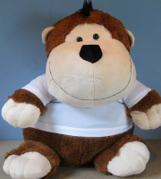Crazy Critter Mustard Monkey giant size
