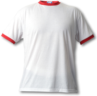 Vapor Ringer t-shirt white and red