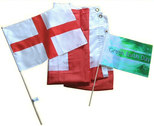 St George's hand waving flag