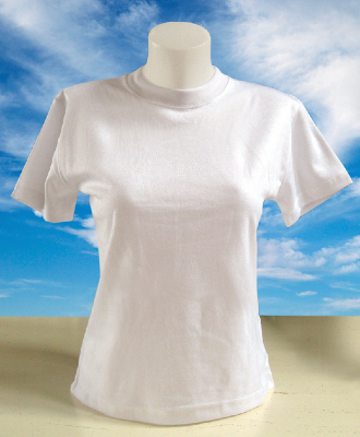 SubliSoft ladyfit t-shirt white