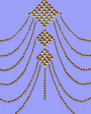 Swoop nailhead design (pack of 5)