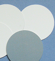 Aluminium circle 50mm white