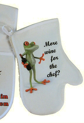 Oven mitt polyester