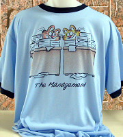 Vapor Ringer t-shirt sky and indigo
