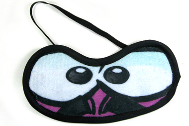 100% polyester eye masks