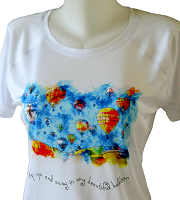 Vapor ladyfit Solar t-shirt white