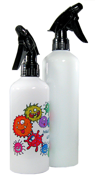 Aluminium spray bottle