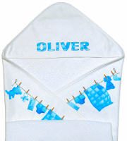 Baby towel with hood