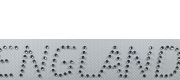 England in clear rhinestones - pack of 20