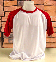 Sublimshirt bicolour short sleeved red