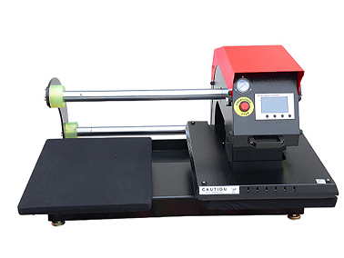 Pneumatic twin table press 40 x 50 cm