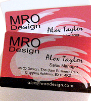 Plastic business cards