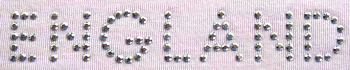 England rhinestud design (pack of 40)