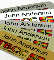 Aluminium name badges