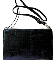 Clutch bag with detachable strap