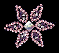 Flower nailhead design (pack of 20)