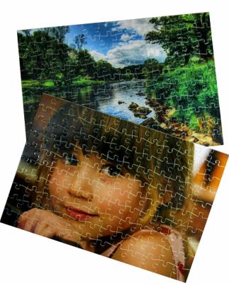 Cardboard jigsaw puzzles