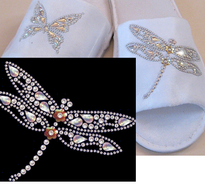 Dragonfly nailhead design (pack of 5)