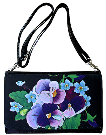 Clutch bag with detachable strap