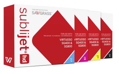 SubliJet-HD Virtuoso SG400/SG800 printer standard cartridges full set