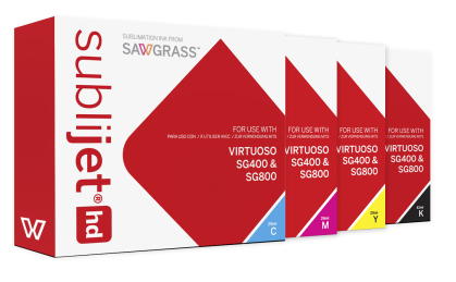 SubliJet-HD Virtuoso SG400/SG800 printer standard cartridges full set