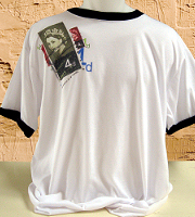 Vapor Ringer t-shirt white and black