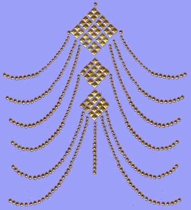 Swoop nailhead design (pack of 5)