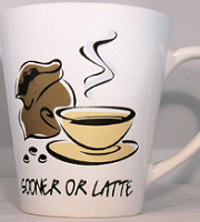 Small latte mug box of 36 mugs
