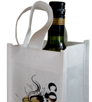 Canvas bottle bag