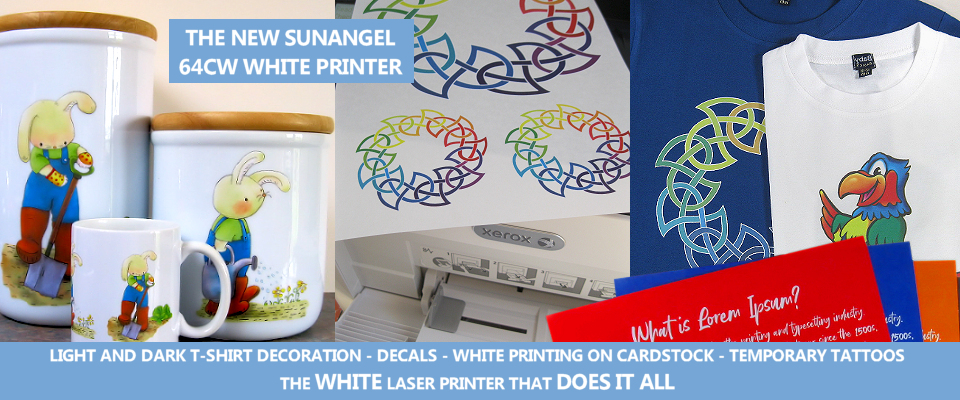 SunAngel 64CW white laser printer