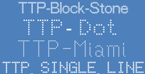 TTP Rhinestone Fonts