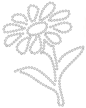 Making a rhinestone stencil in Inkscape